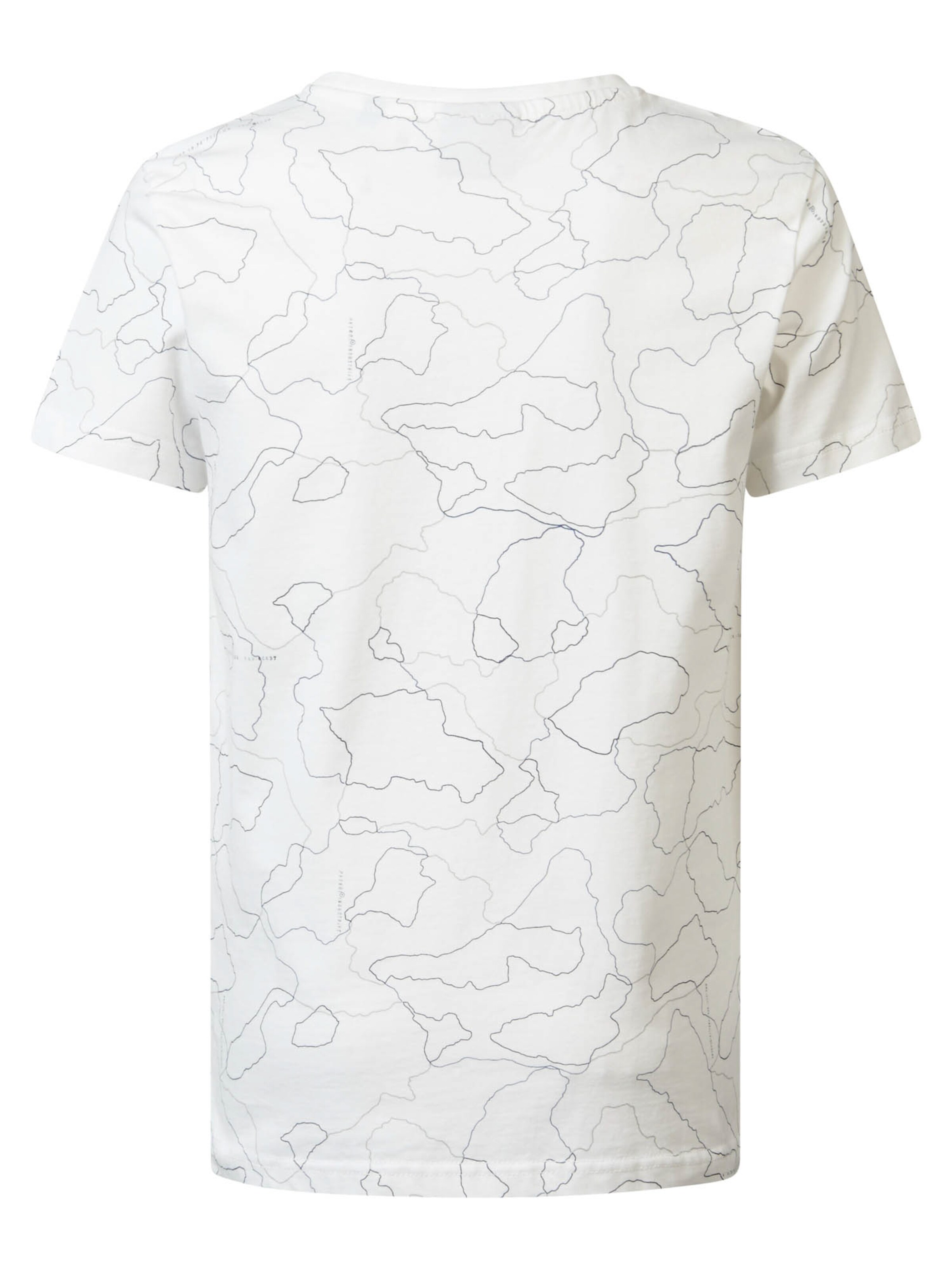 T-Shirt 'Shorebreak' Petrol Industries en blanc