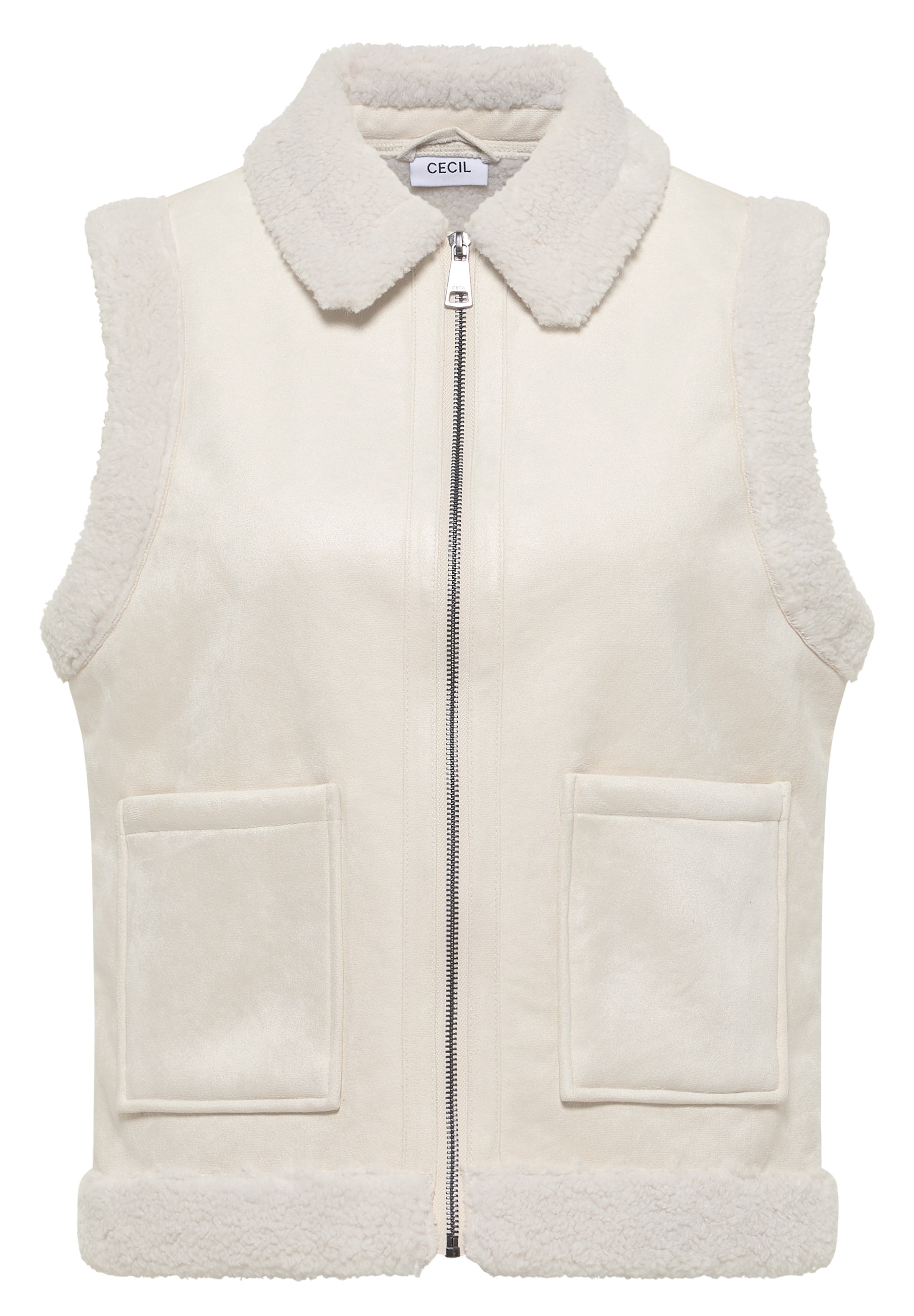 CECIL Weste in Beige: Vorderseite