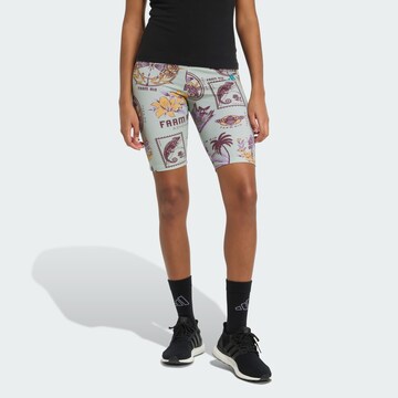 Skinny Pantaloni sport 'Adidas X Farm' de la ADIDAS SPORTSWEAR pe gri: față