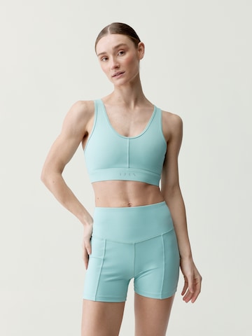 Born Bustier Sporttop 'Deo' in Blau: Vorderseite