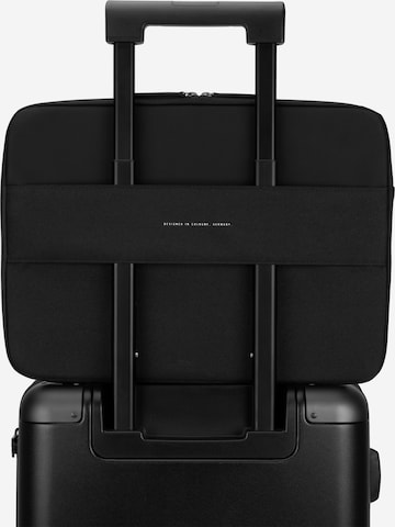 Kapten & Son Laptop Bag 'Vinstra All Black 16”' in Black: front