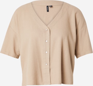 Camicia da donna 'JESMILO' di VERO MODA in beige: frontale