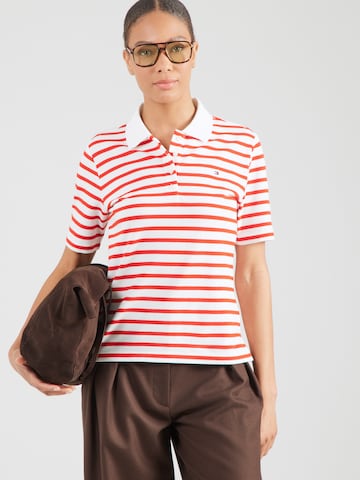 TOMMY HILFIGER Tričko '1985' – červená: přední strana