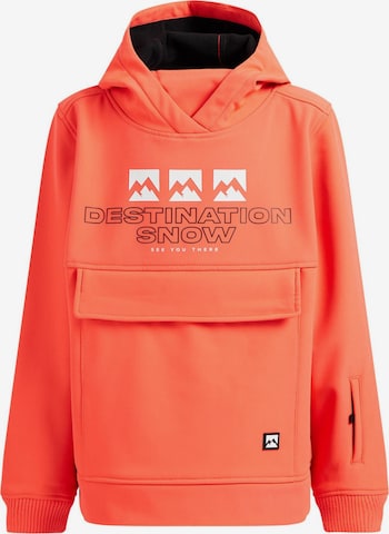 WE Fashion Between-season jacket in Orange: front