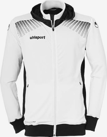 UHLSPORT Sportjacke in Weiß: Vorderseite