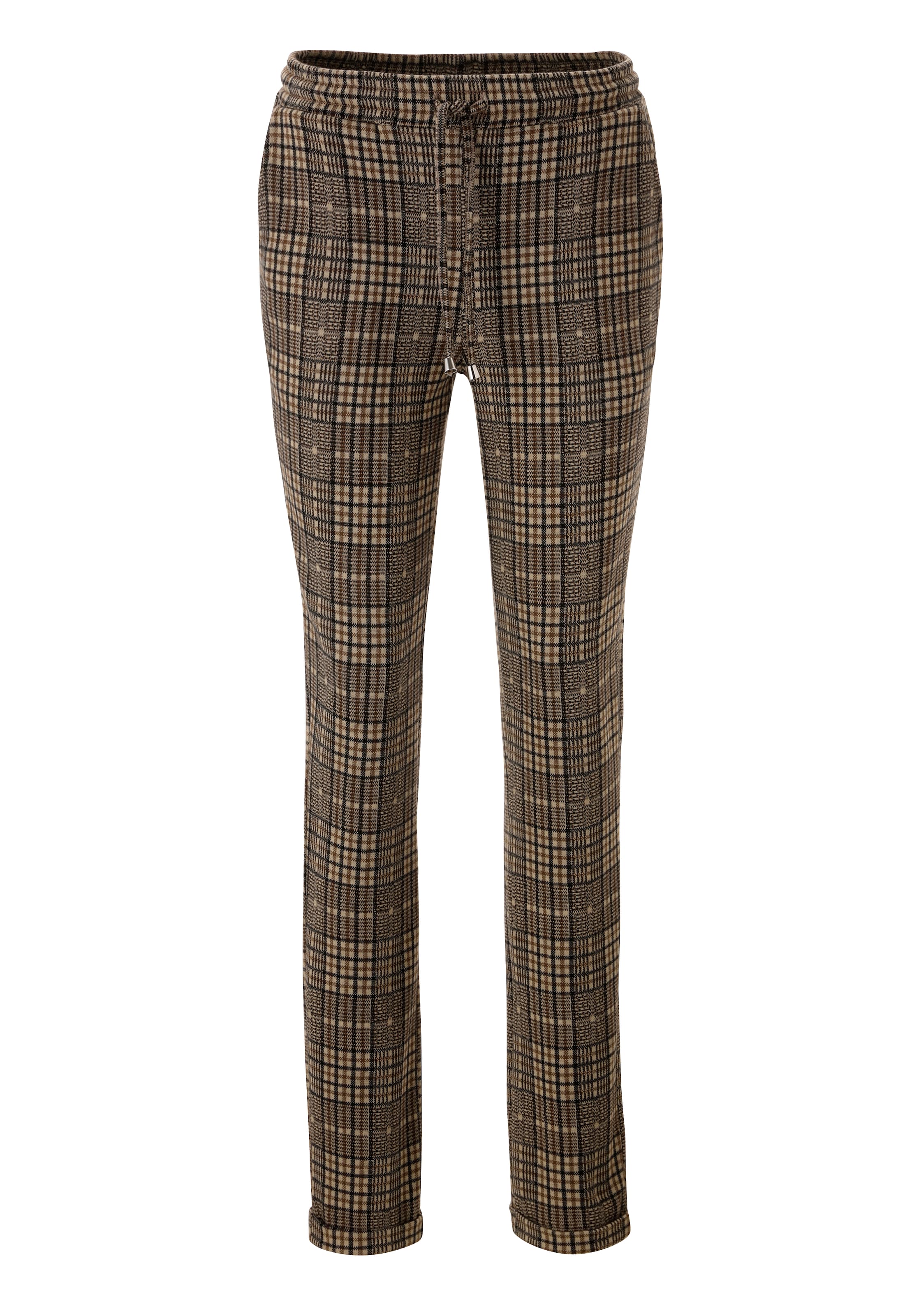 Aniston CASUAL Pajama Pants in Brown: front