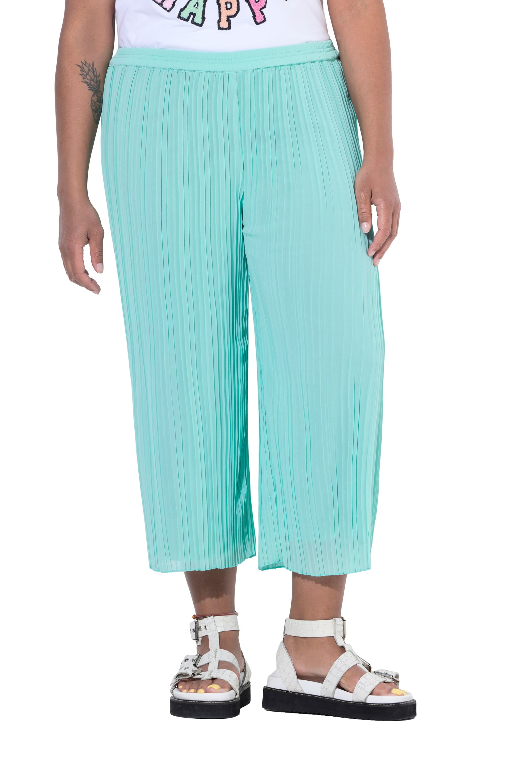 Angel of Style Loosefit Hose in Grün: Vorderseite