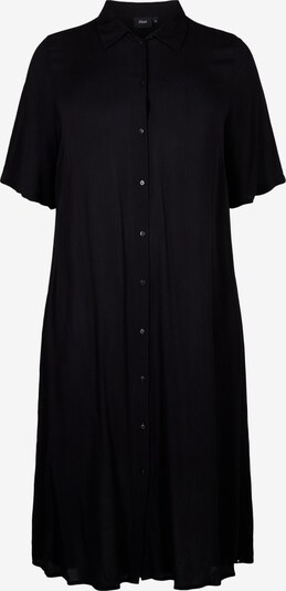 Zizzi Robe-chemise 'Erose' en noir, Vue avec produit