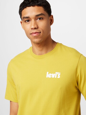 LEVI'S ® - Camisa 'Relaxed Fit Tee' em amarelo