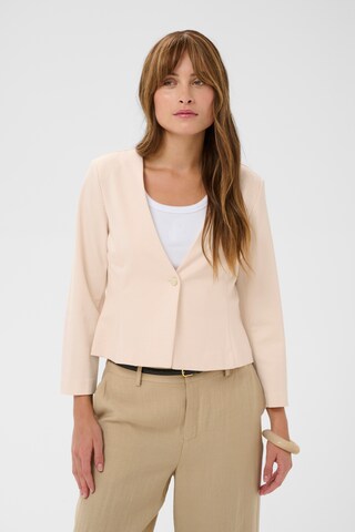 CULTURE - Blazer 'CUpiil Eloise' en beige: frente