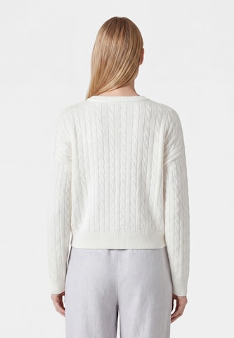 usha WHITE LABEL - Pullover 'Minimalistic' em branco