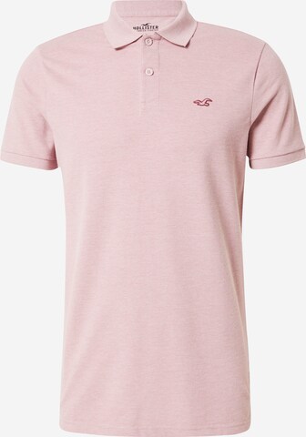 T-Shirt HOLLISTER en rose : devant