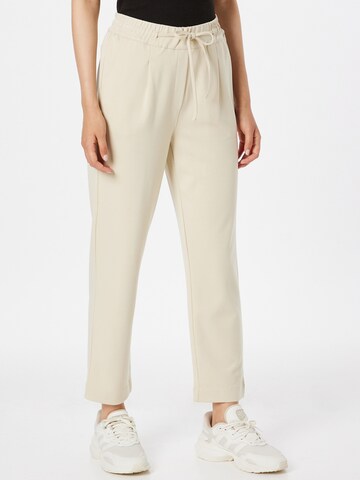 Smith&Soul Tapered Pleat-front trousers in Yellow: front