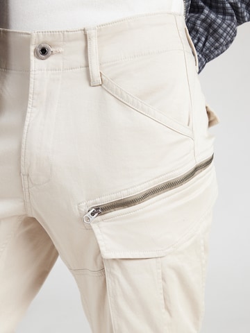G-STAR Slimfit Cargobyxa i vit