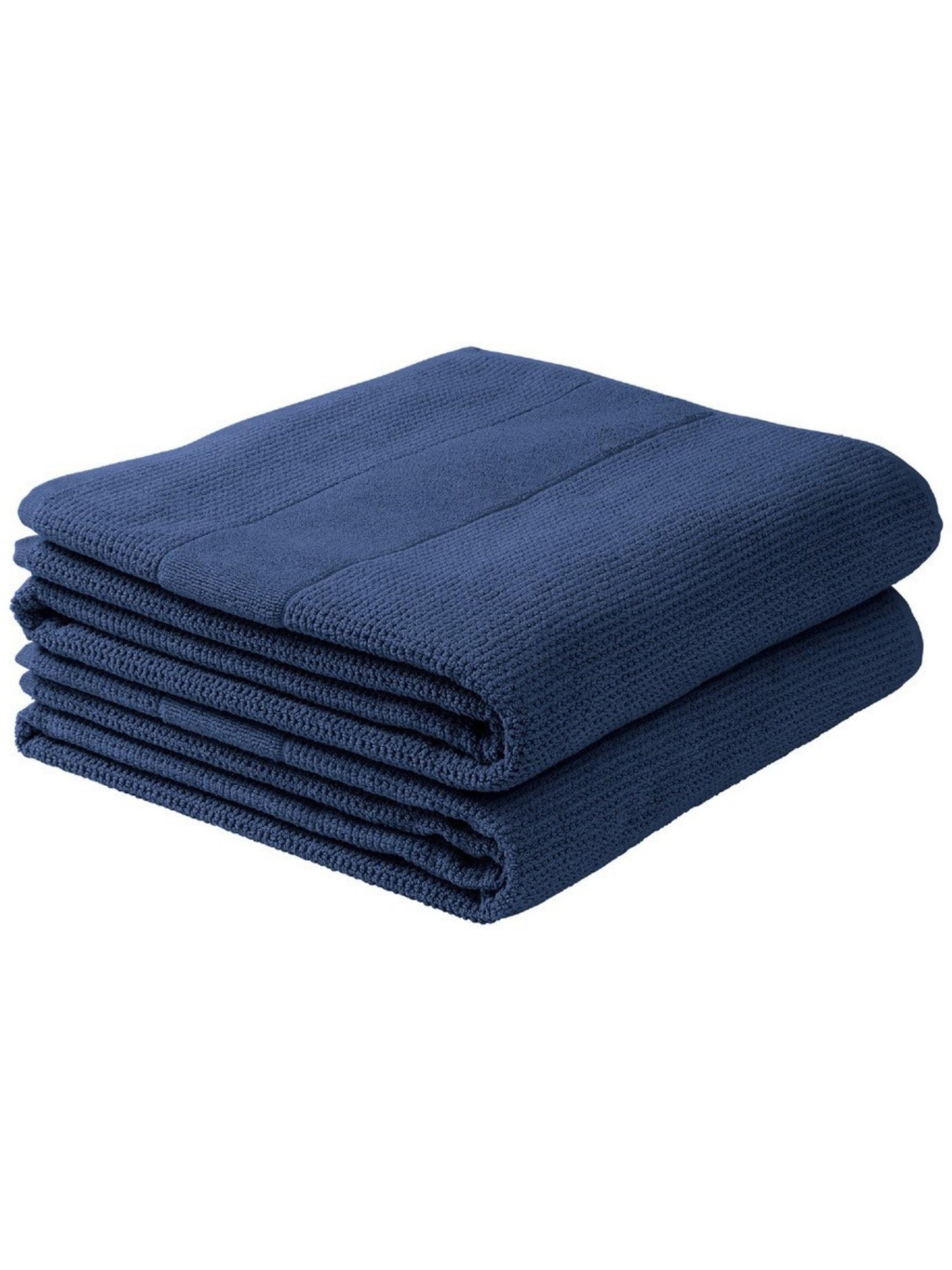 SCHIESSER Handtuch 'Duschtuchset Turin - 2-teilig'‌‌‌‌‌‌ in Blau: Vorderseite