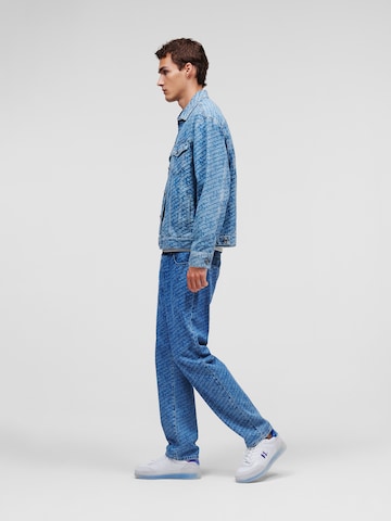 Karl Lagerfeld Φθινοπωρινό και ανοιξιάτικο μπουφάν σε μπλε