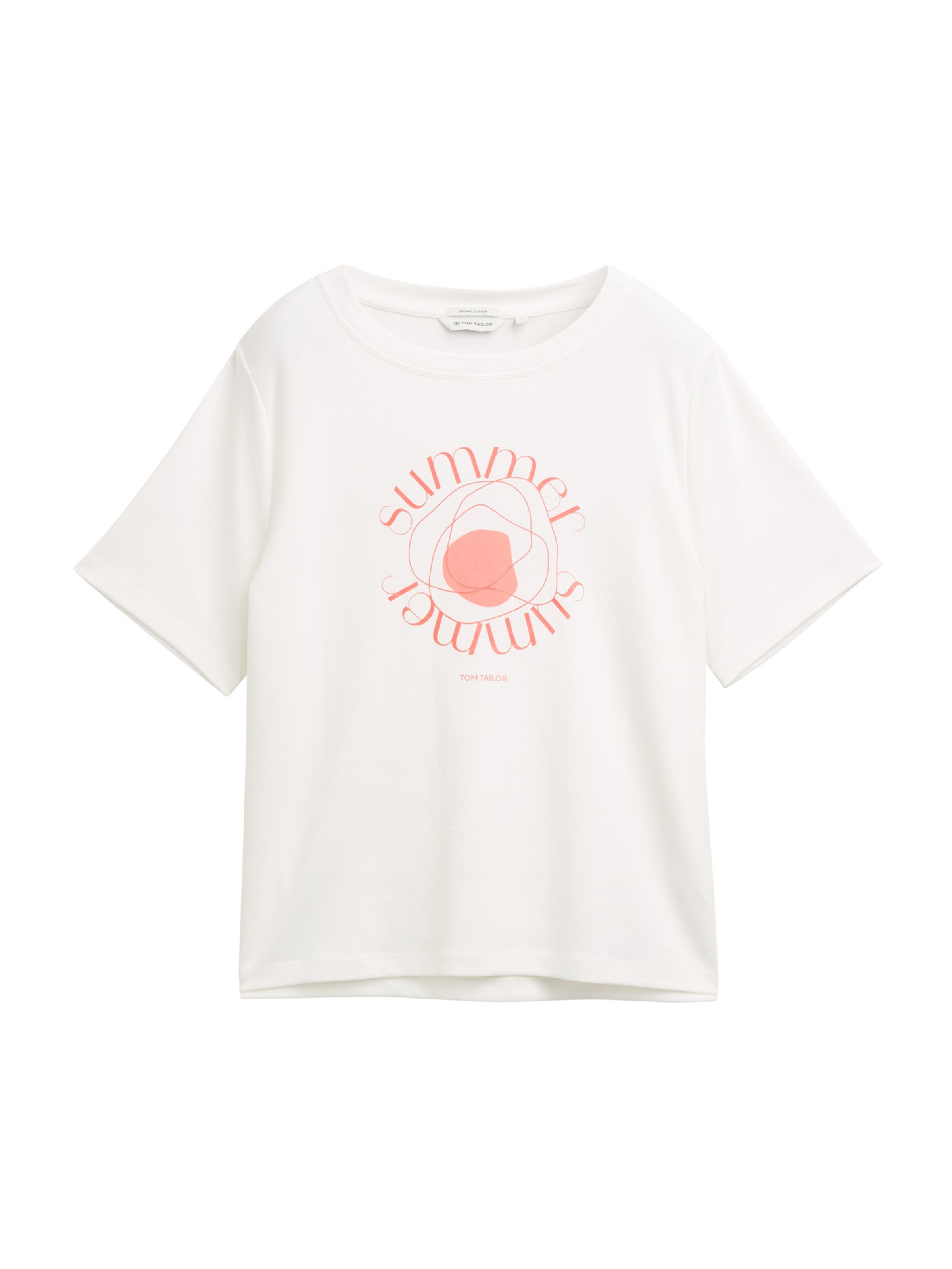 TOM TAILOR Tričko - Biela: predná strana