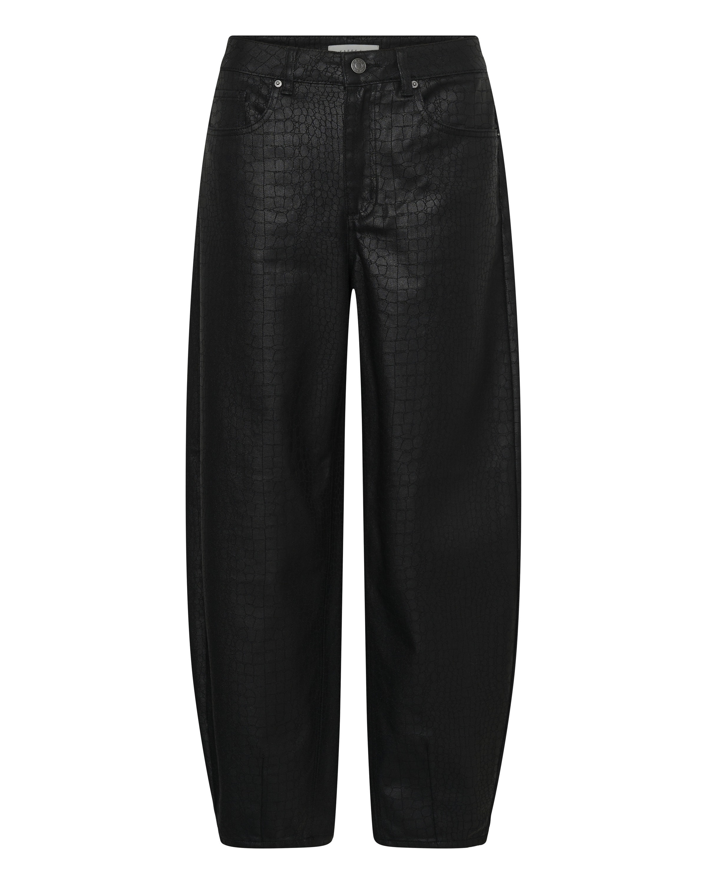 Kaffe Loosefit Jeans in Zwart: voorkant