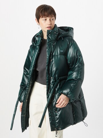 Cappotto invernale 'Pillow Bubble Mid' di LEVI'S ® in verde: frontale