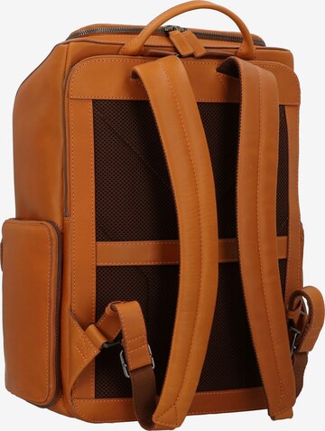 LEONHARD HEYDEN Rucksack 'Ottawa 6874' in Braun