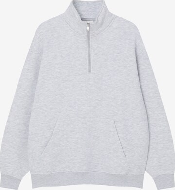 Pull&Bear Sweatshirt in Grey: front