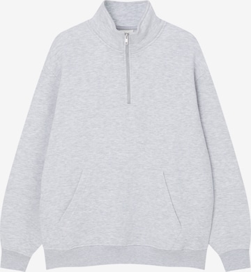 Pull&Bear Sweatshirt in Grau: predná strana