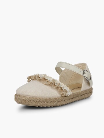 Sandales Pisamonas en beige : devant