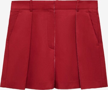 Regular Pantaloni cutați 'Max' de la MANGO pe roșu: față