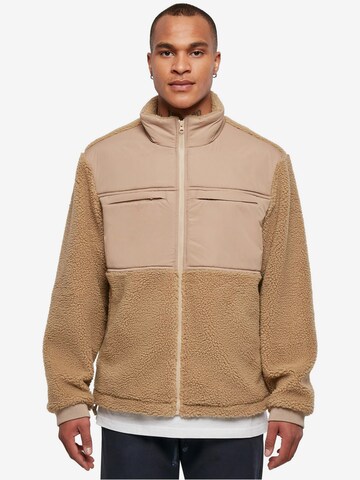 Urban Classics Between-season jacket in Beige: front