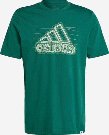 ADIDAS SPORTSWEAR Performance Shirt in Green: front