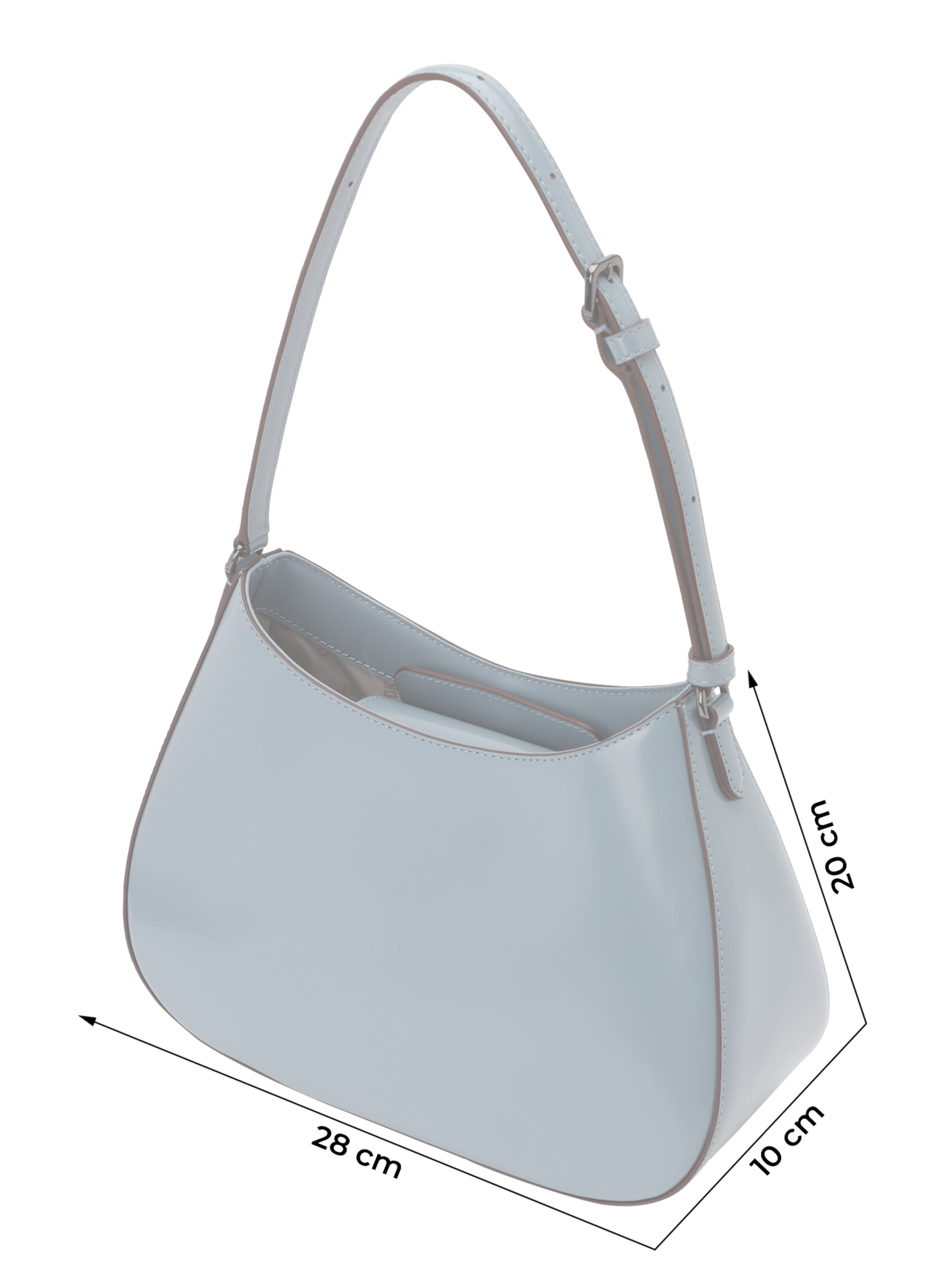 DKNY Наплечная сумка 'ELLIE' в Синий: спереди