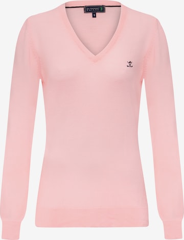 Pullover 'Verty' di Sir Raymond Tailor in rosa: frontale