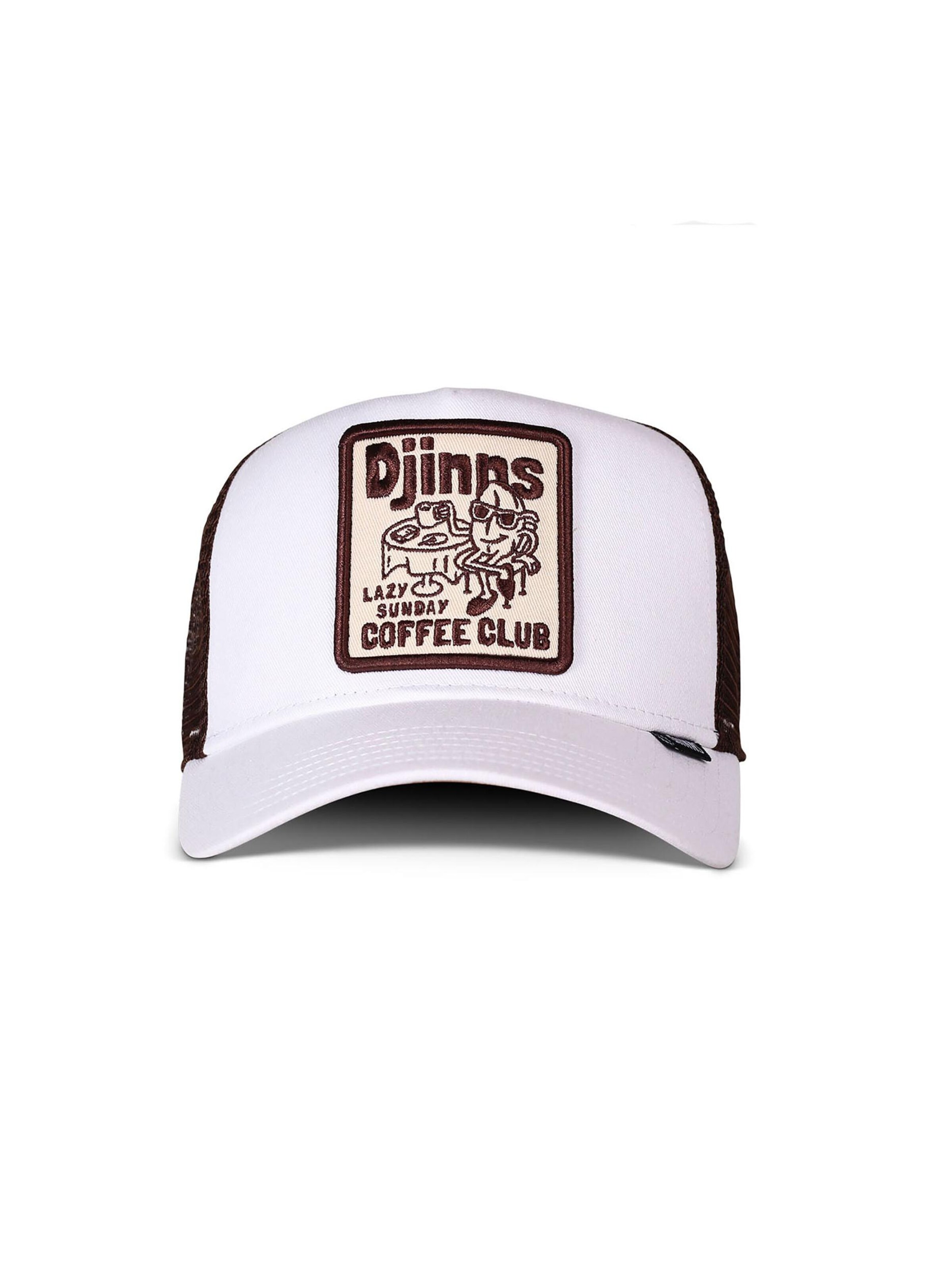 Casquette 'HFT Coffee' DJINNS en blanc