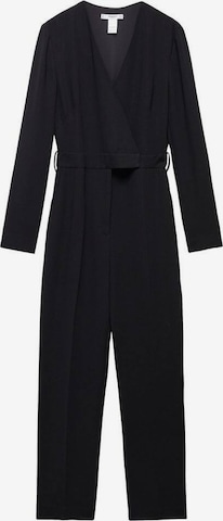 MANGO Jumpsuit 'Taitai' in Zwart: voorkant