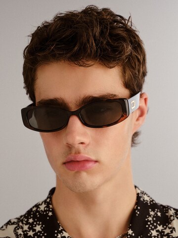 Lunettes de soleil 'STARLIGHT' LE SPECS en marron : devant