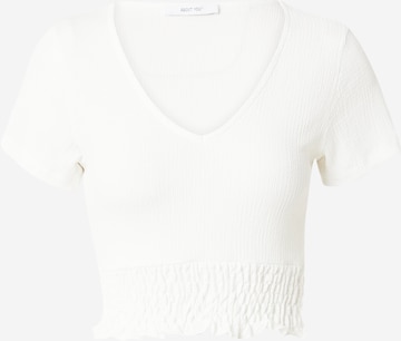 T-shirt 'Paula' ABOUT YOU en blanc : devant