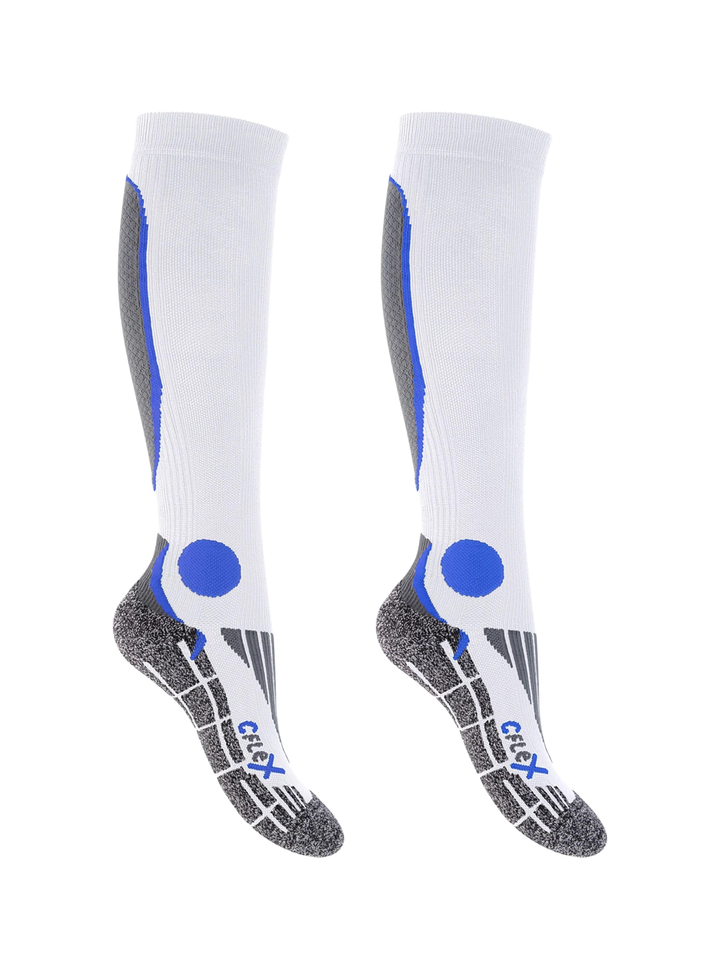 cflex Athletic Socks 'Performance' in Blue: front