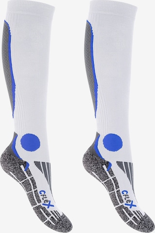 cflex Sportsocken 'Performance' in Blau: Vorderseite