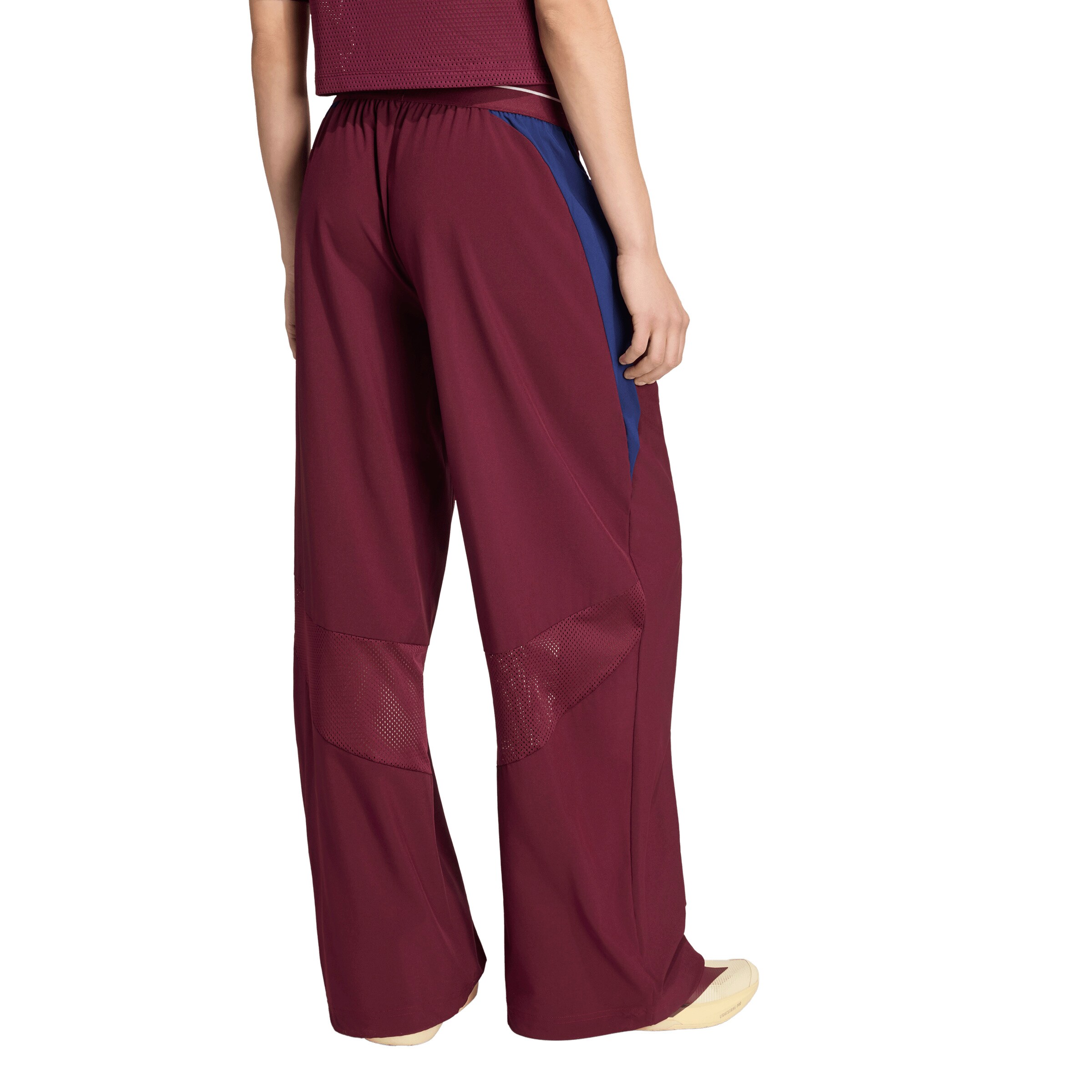 ADIDAS PERFORMANCEWide Leg/ Široke nogavice Sportske hlače 'Hyperglam' - crvena boja