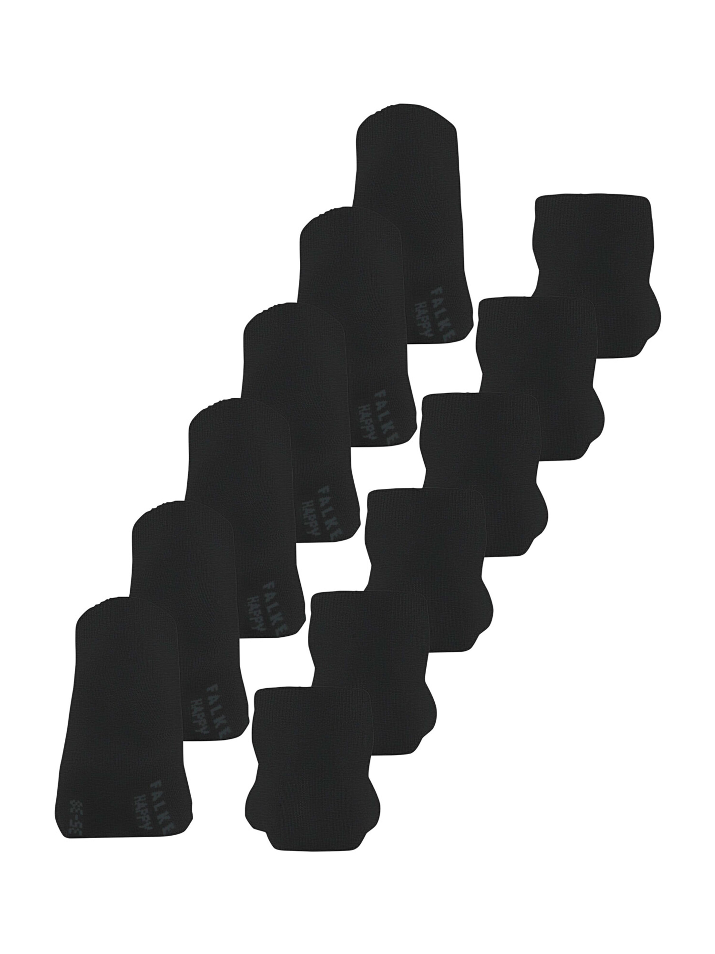 FALKE Socks 'Happy' in Black