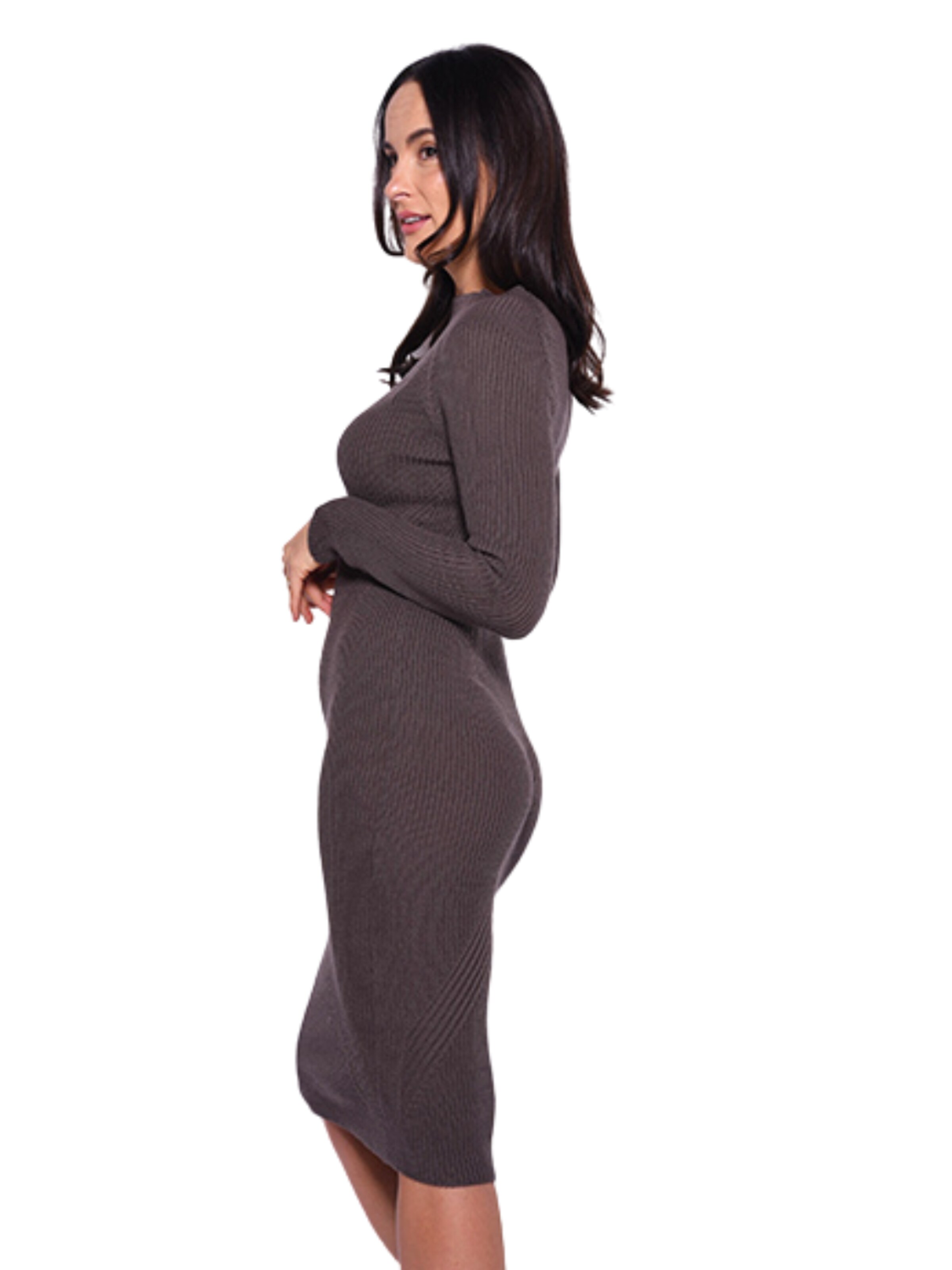 Süel knitwear - Vestido de punto 'Gabi' en gris