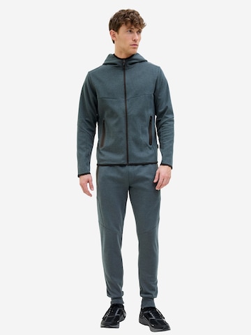 JACK & JONES Sweatjacke 'Fusion' in Blau