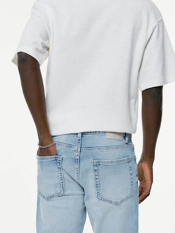 Coupe slim Jean Pull&Bear en bleu