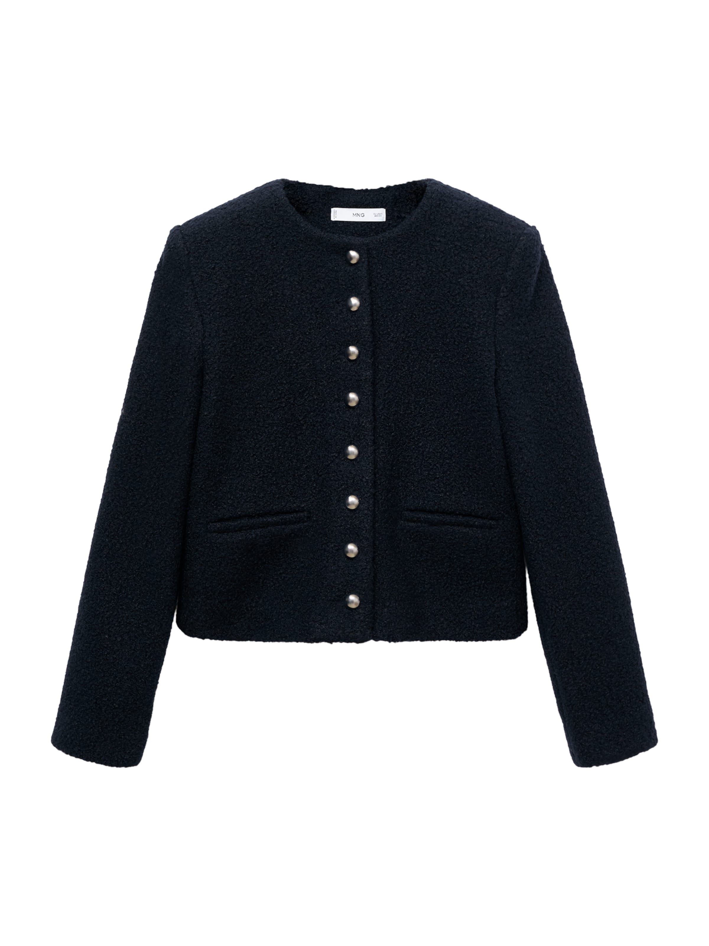 MANGO Jacke 'Eloisa' in Blau: Vorderseite