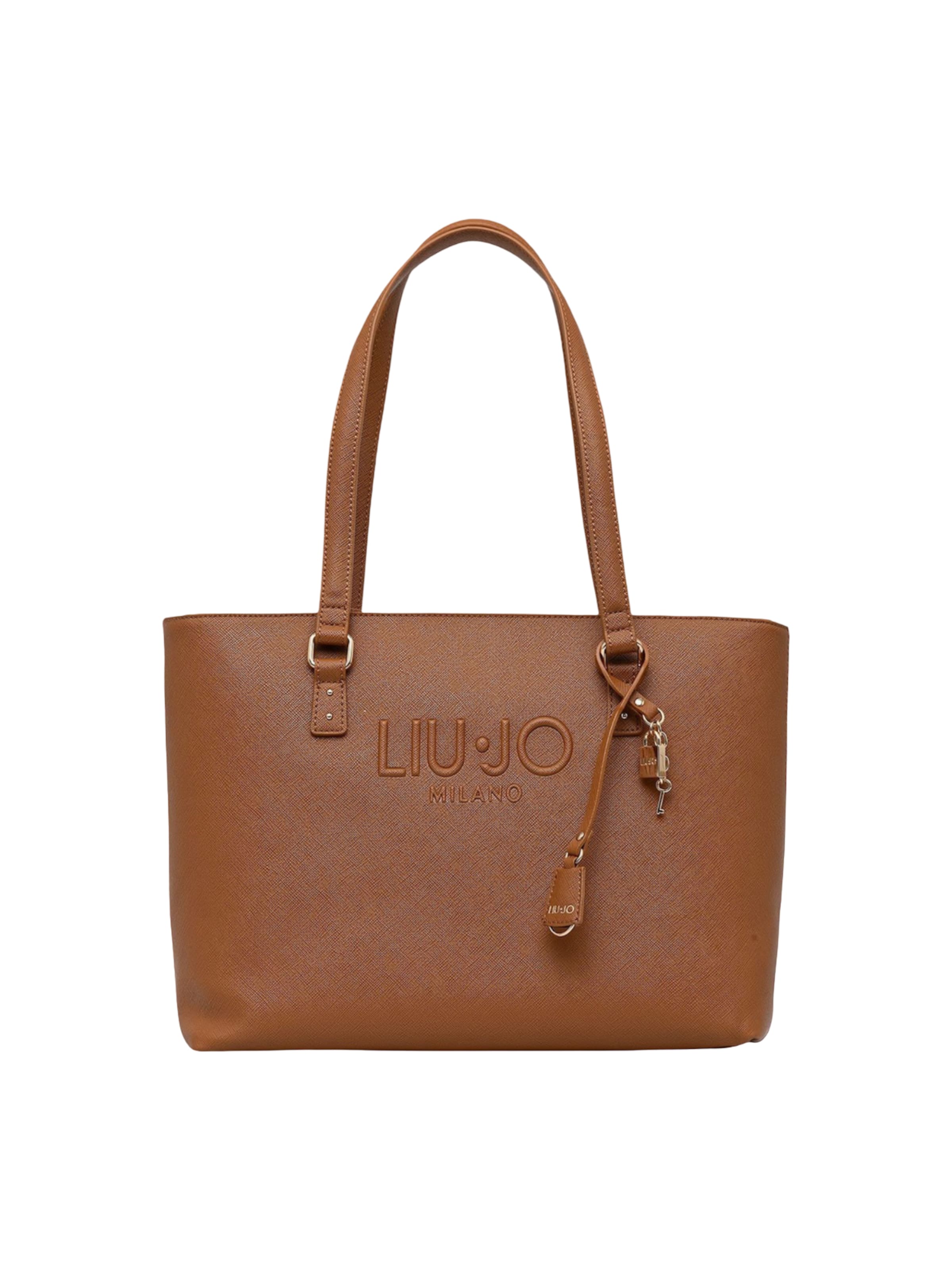 Borsa a spalla 'ECS L TOTE AA6321 ES029' di Liu Jo in beige: frontale