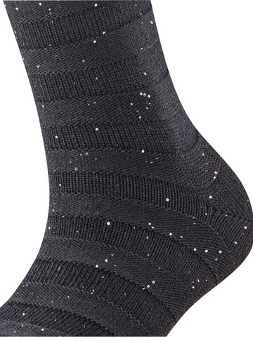 FALKE Socks 'Sparkle Stripes' in Black