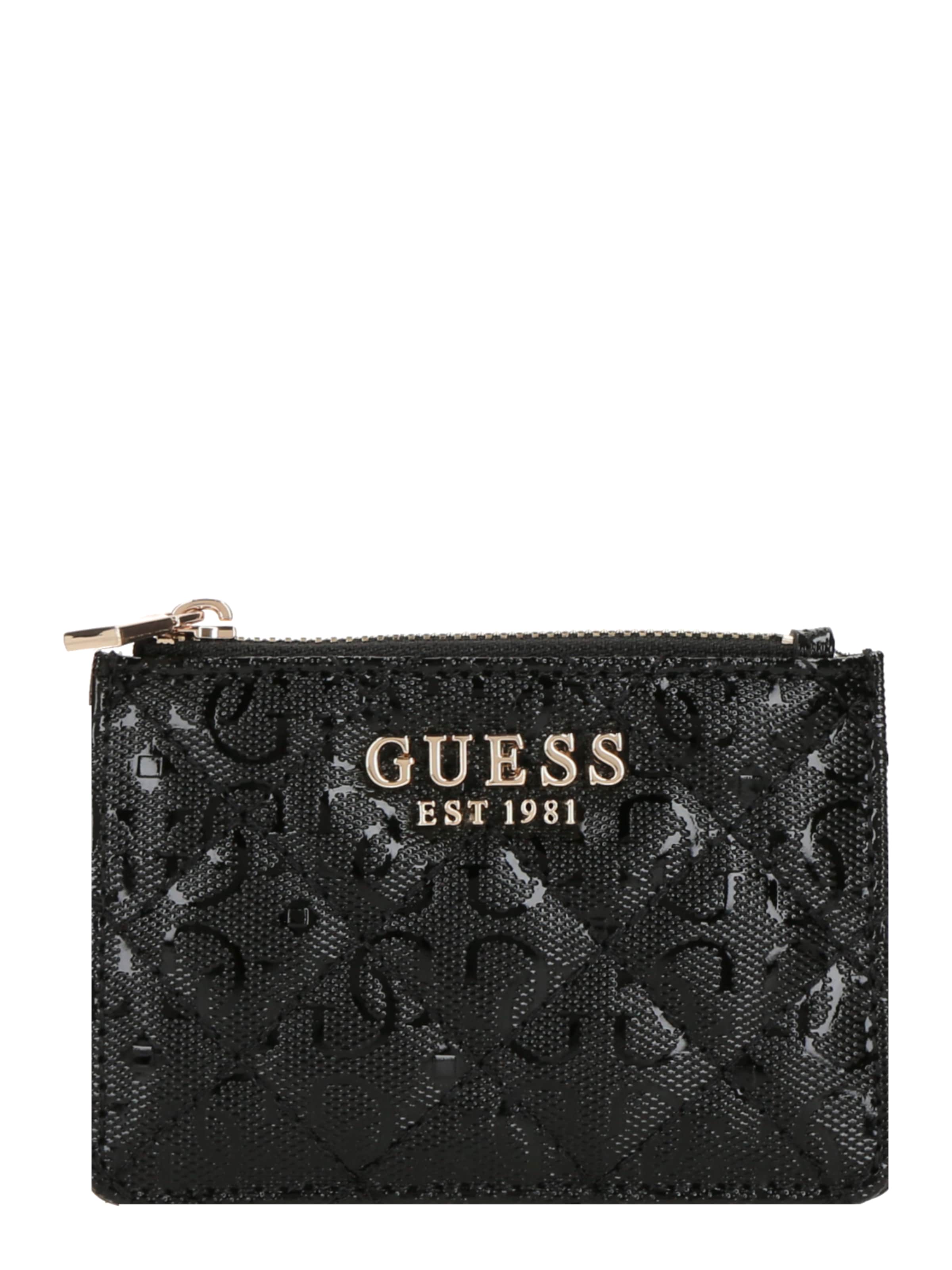 GUESS Etui 'IDRA SLG CREDIT CARD CASE' i sort: forside