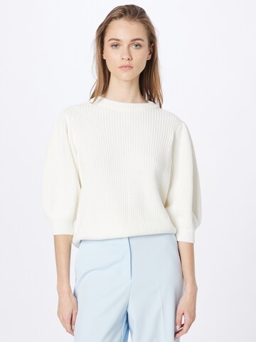 Pull-over 'DAIMA' minimum en blanc : devant