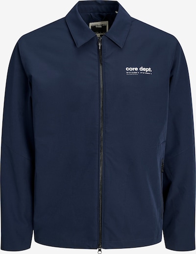 JACK & JONES Tehnička jakna u mornarsko plava / bijela, Pregled proizvoda