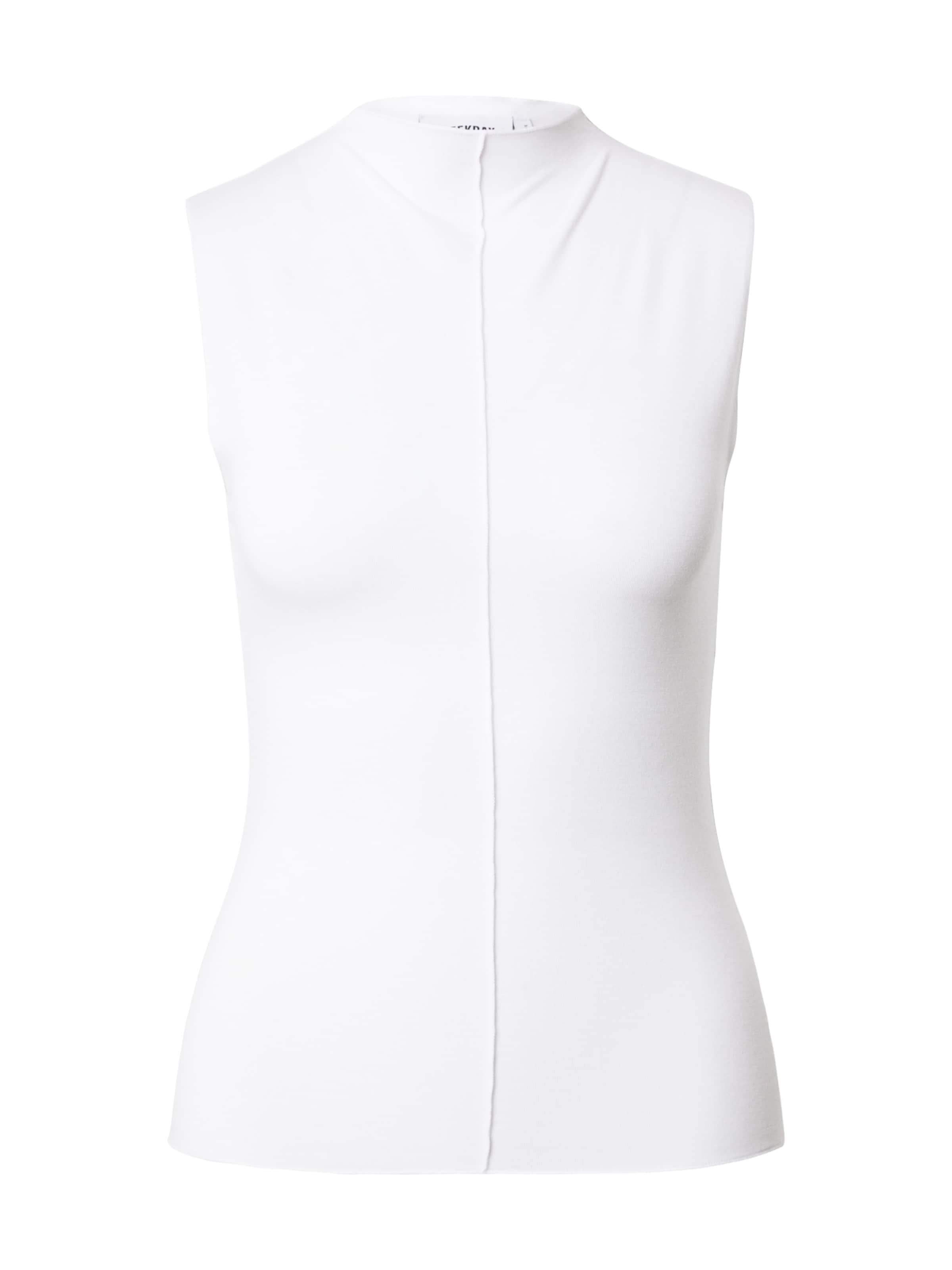 Haut 'Jennie' WEEKDAY en blanc : devant